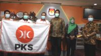 PKS Sambangi KPU Kota Semarang Sosialisasi Lambang Serta Pengurus Baru