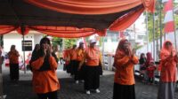 Semarak Haornas, Ibu-ibu PKS Kota Semarang Gelar Senam ‘Go PKS Go’